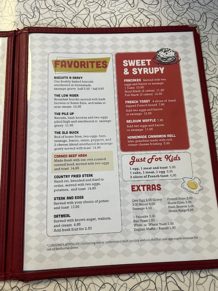 Becky Thatcher's Diner Menu image 4